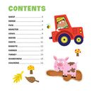 First Fun Sticker Painting Farm Animals