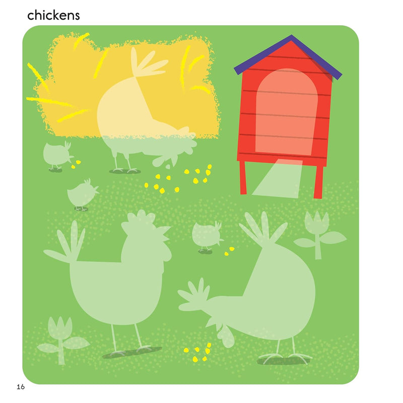 First Fun Sticker Painting Farm Animals