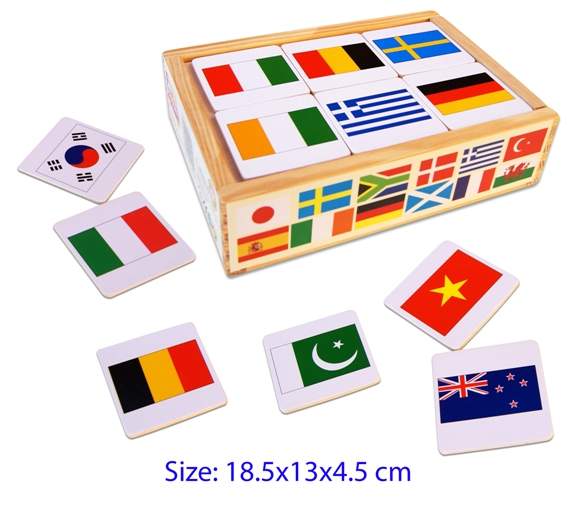 Fun Factory International Flags Memory Game