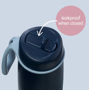b.box Insulated Flip Top Bottle 690ml- Lilac Love