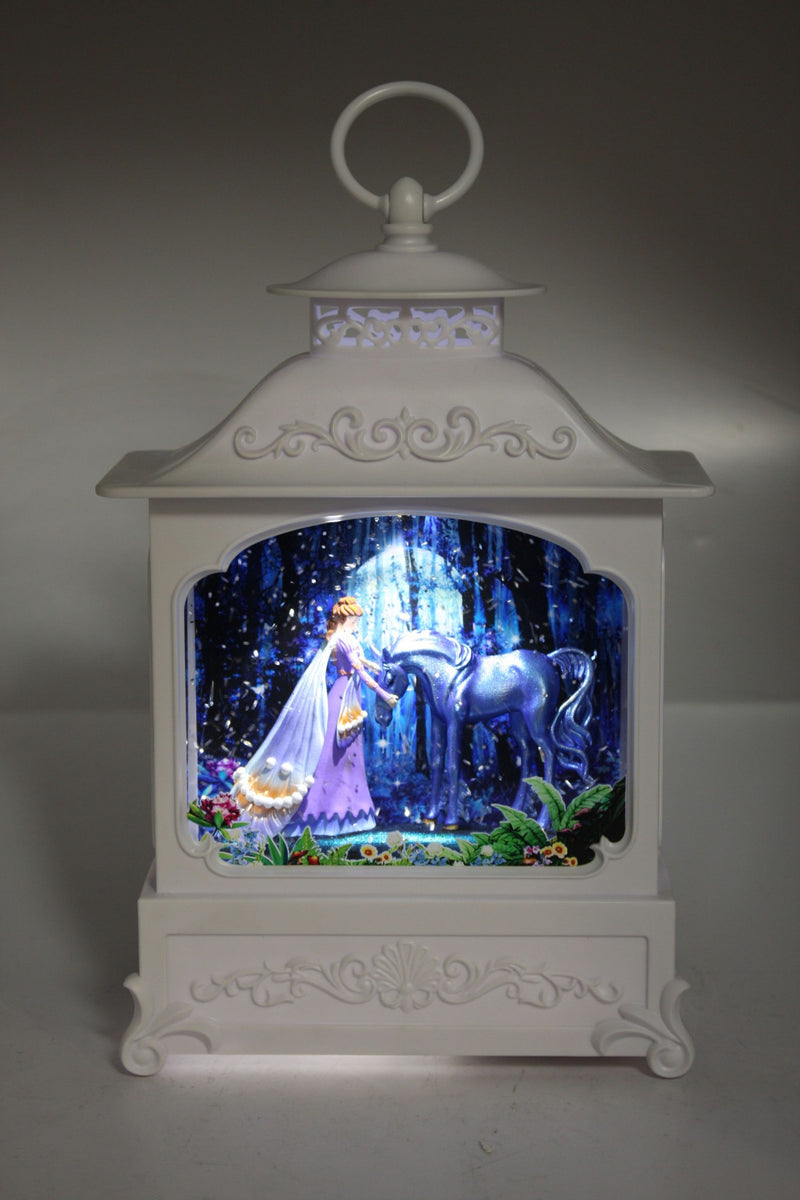 Cotton Candy – Dark Fairy & Unicorn White Glitter Lantern