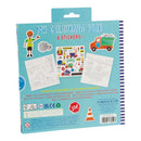 On the Construction Site Scented Cover Colouring Book