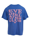 Eve Girl |  Aths Tee in Blue- Older Girls