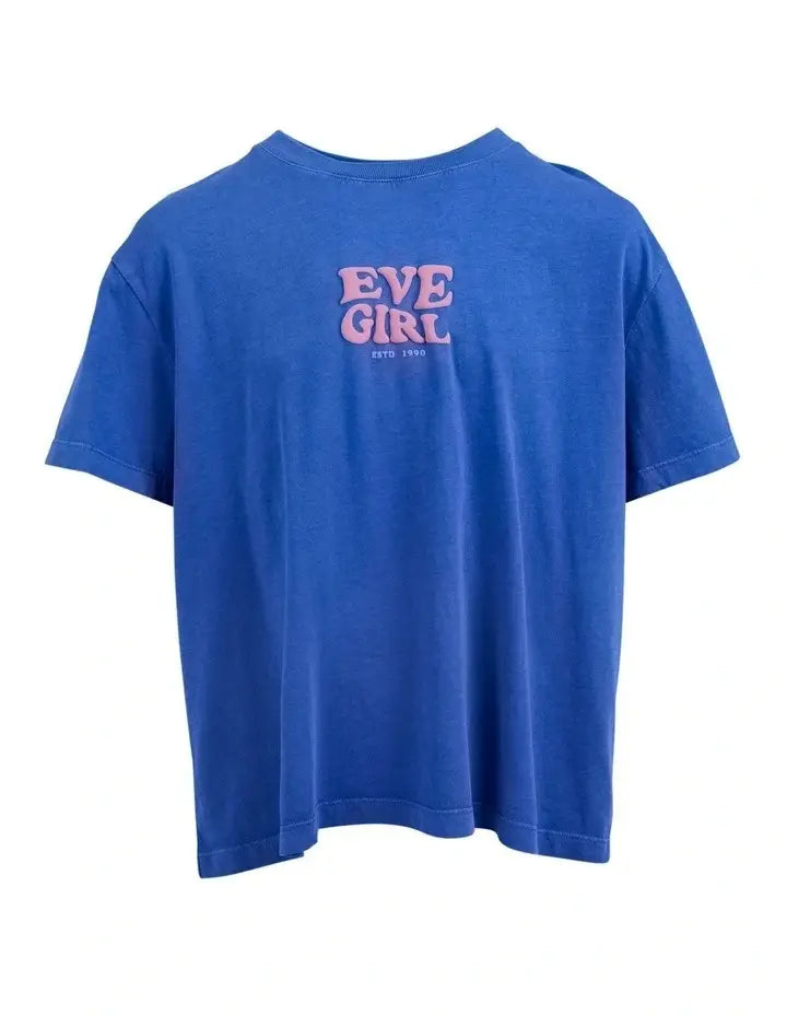 Eve Girl |  Aths Tee in Blue- Older Girls