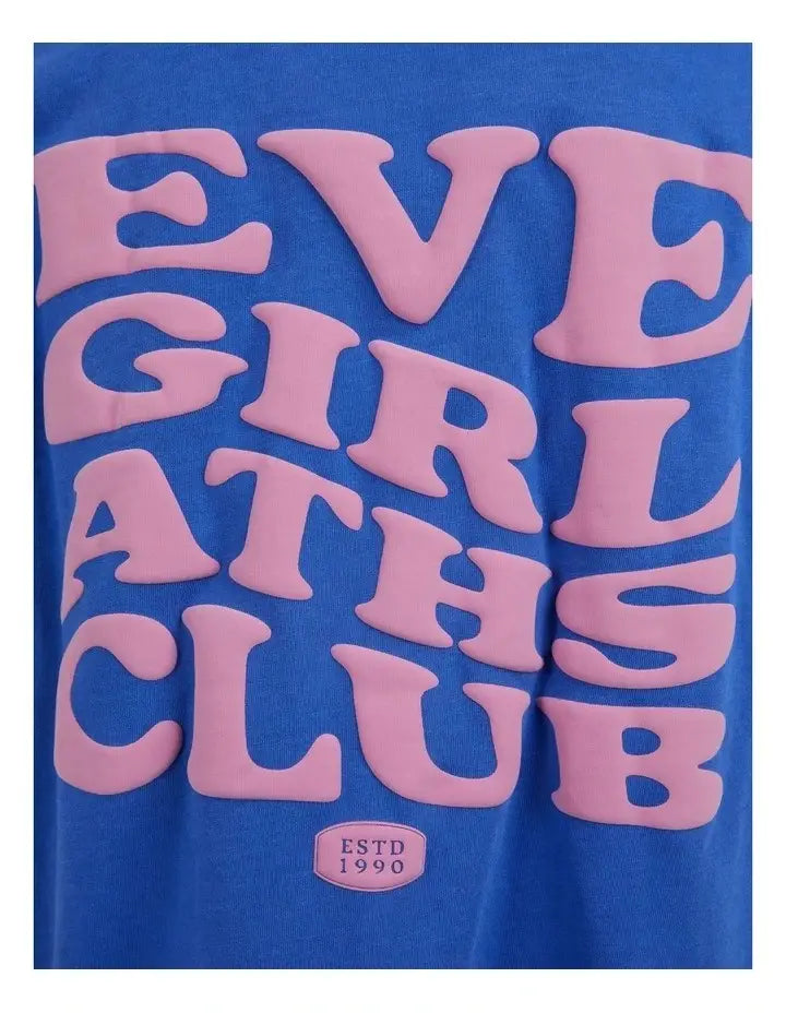 Eve Girl | Aths Tee in Blue 3-7yrs