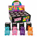 Squeeze  Sugar Bear Glitter 7cm   Asst (S00950)