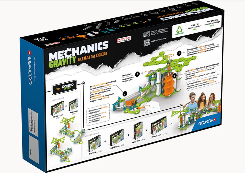 765 Geomag Mechanics Gravity Recycled Elev Circuit 207 pcs