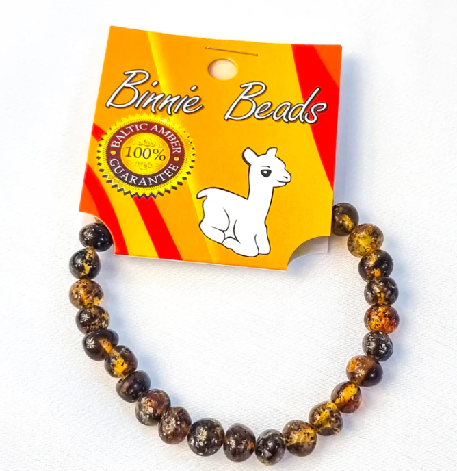 Amber Baby Bracelet -  Binnie Beads