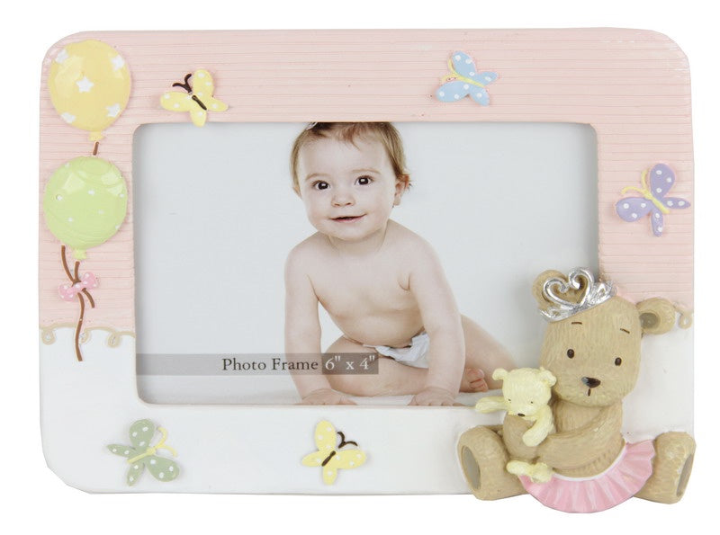 Balloon Bear photo frame - Pink