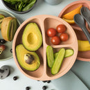 Ash and Co | Silicone Three Section Suction Plate - Asstd Colours