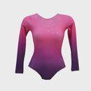 GY110-S Child Gymnastics leotard - Garnet Spangle - Asst