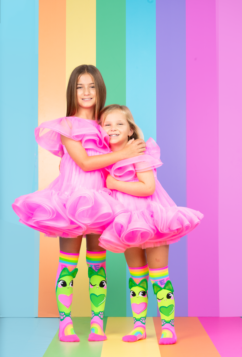 Madmia Socks Ages 6-99 One Size Fits Most - BEST FRIENDS Novelty Socks