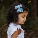 Snuggle Hunny | Baby Blue Med Bow Clip
