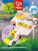 Hape |  Rapid Response Toy Ambulance