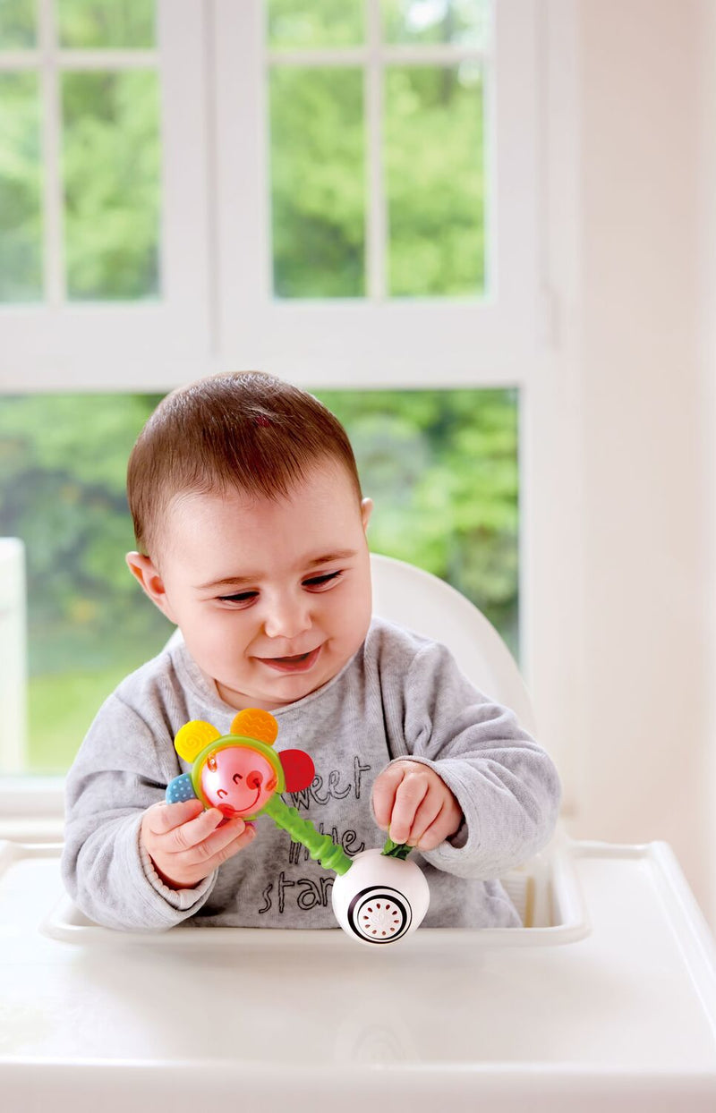 Hape | Shake ''n Sparkle Flower Rattle