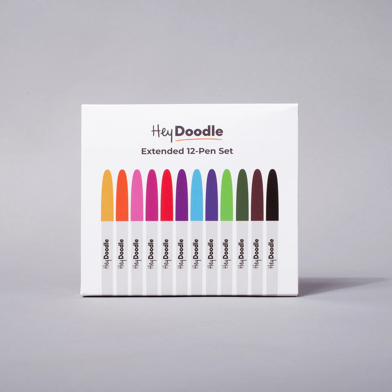 Hey Doodle | 12 Pen Standard Tip