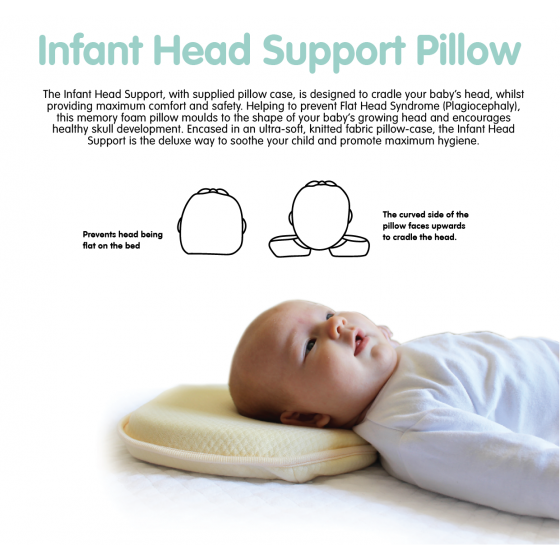 Baby First Infant Head Support With Pillowcase -