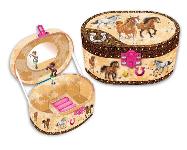 Horse Musical Jewellery Box