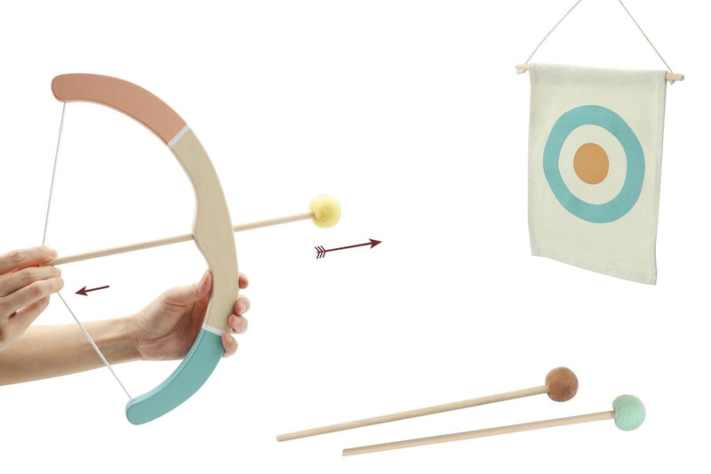 Wooden Bow & Arrow Playset