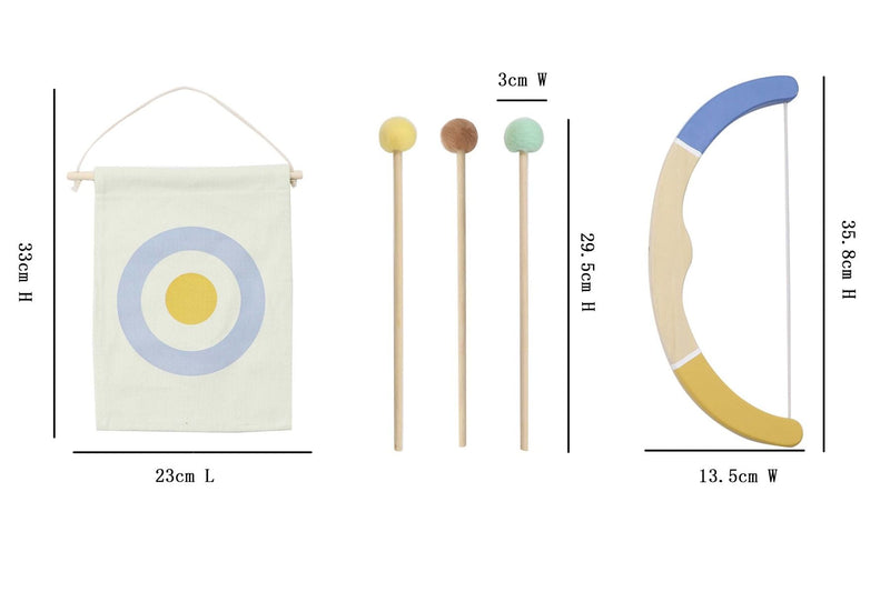 Wooden Bow & Arrow Playset