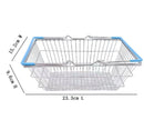 Shopping Basket with Blue Handle