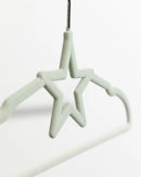 Living Textiles | 6pk Coat Hanger- Stars- Sage