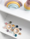 Living Textiles Multi-Surface Teething Wheel - Steel Blue