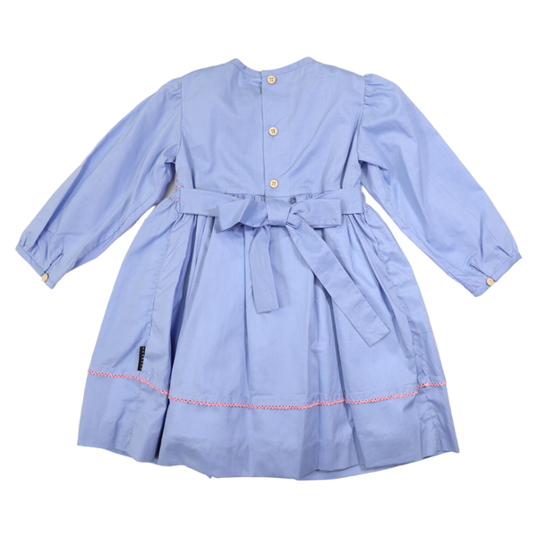 Korango | Smocked Dress - Blue Heron