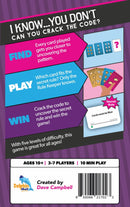 I Know, You Don't Card Game