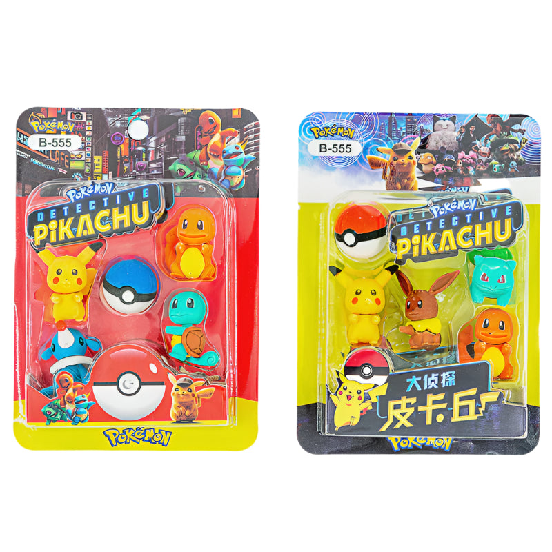 Pokemon Team Eraser Set