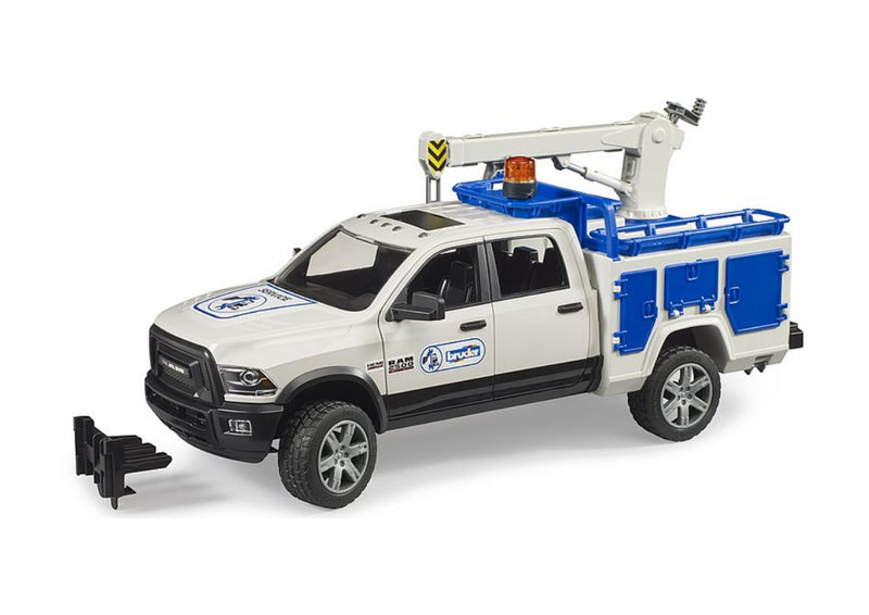 BRUDER | RAM 2500 Service Truck w Roatating Light