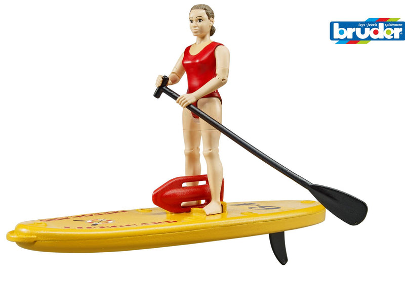 Bruder | Life Guard w/Paddle Board RRP $54.99