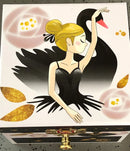 Black Swan Children's Musical Jewellery Box