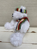 Russ Berrie Snowy Days ‘Nanuk’ Polar Bear Soft Plush Toy 9”