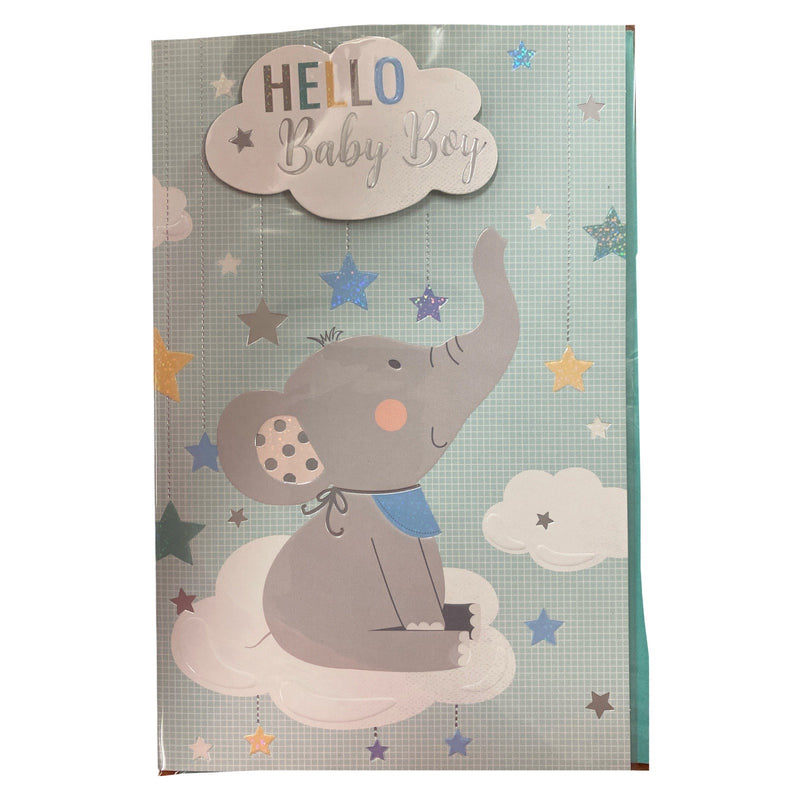 Hello baby Boy Card