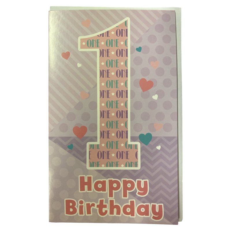 Happy Birthday 1st Birthday Greeting Card