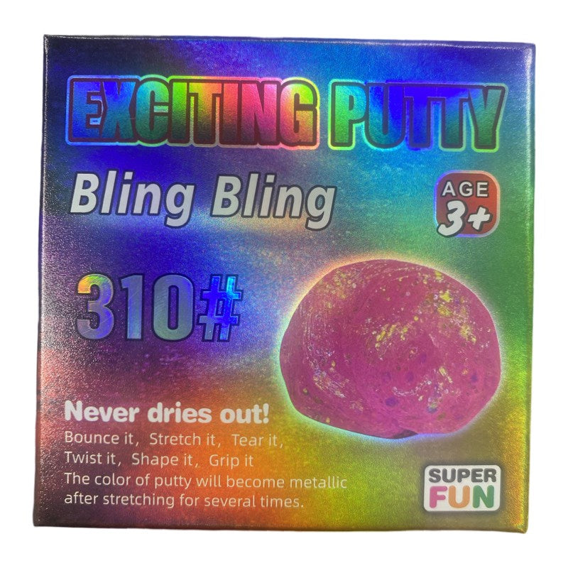 Liquid Glass Exciting Putty - Bling Bling