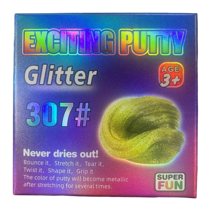 Liquid Glass Exciting Putty - Glitter