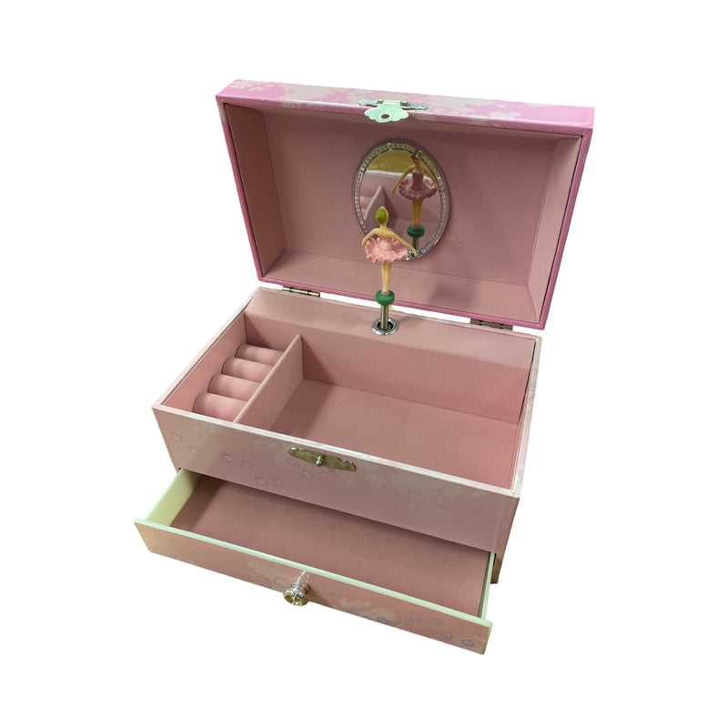 Musical Jewellery Box With Drawer Fairy