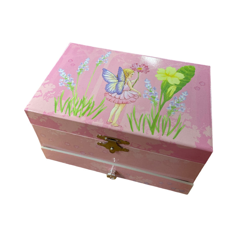 Musical Jewellery Box With Drawer Fairy