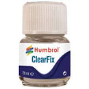 Humbrol Clearfix Polymer Adhesive 28ml Glass Bottle