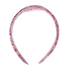 Pink Poppy | Rainbow Hearts Glitter Headband