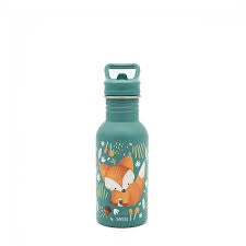 Sassi Stainless Steel Drink Bottle 500 ml - Crunchy The Fox