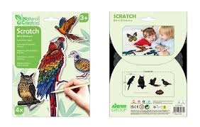 Avenir  Scratch Bird Stickers