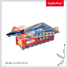 National Geographic | Cubic Fun 3D Puzzle - Airplane Launcher