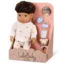 LullaBaby 14" Baby Boy Doll -  Brown Eyes- Brown Hair