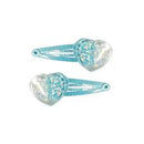 Pink Poppy – Hairclip Pair: Mermaid Heart