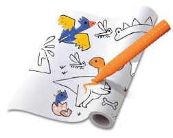 HAKU YOKA | Colouring Roll Kit Dino World