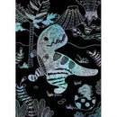 Avenir | Scratch with Stencil Dinos