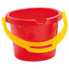 Dantoy | coloured buckets 15cm Pouring lip 1 litre